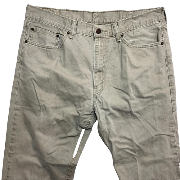 Levi's Other - Levi's 505 Jeans Mens 38 Tan Denim Pants Five Pocket Straight Leg